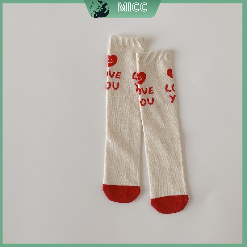 1 Đôi Vớ Cotton In Họa Tiết Hoạt Hình Kiểu Hàn Quốc Thời Trang Xuân Thu Cho Bé Từ 1-12 Tuổi