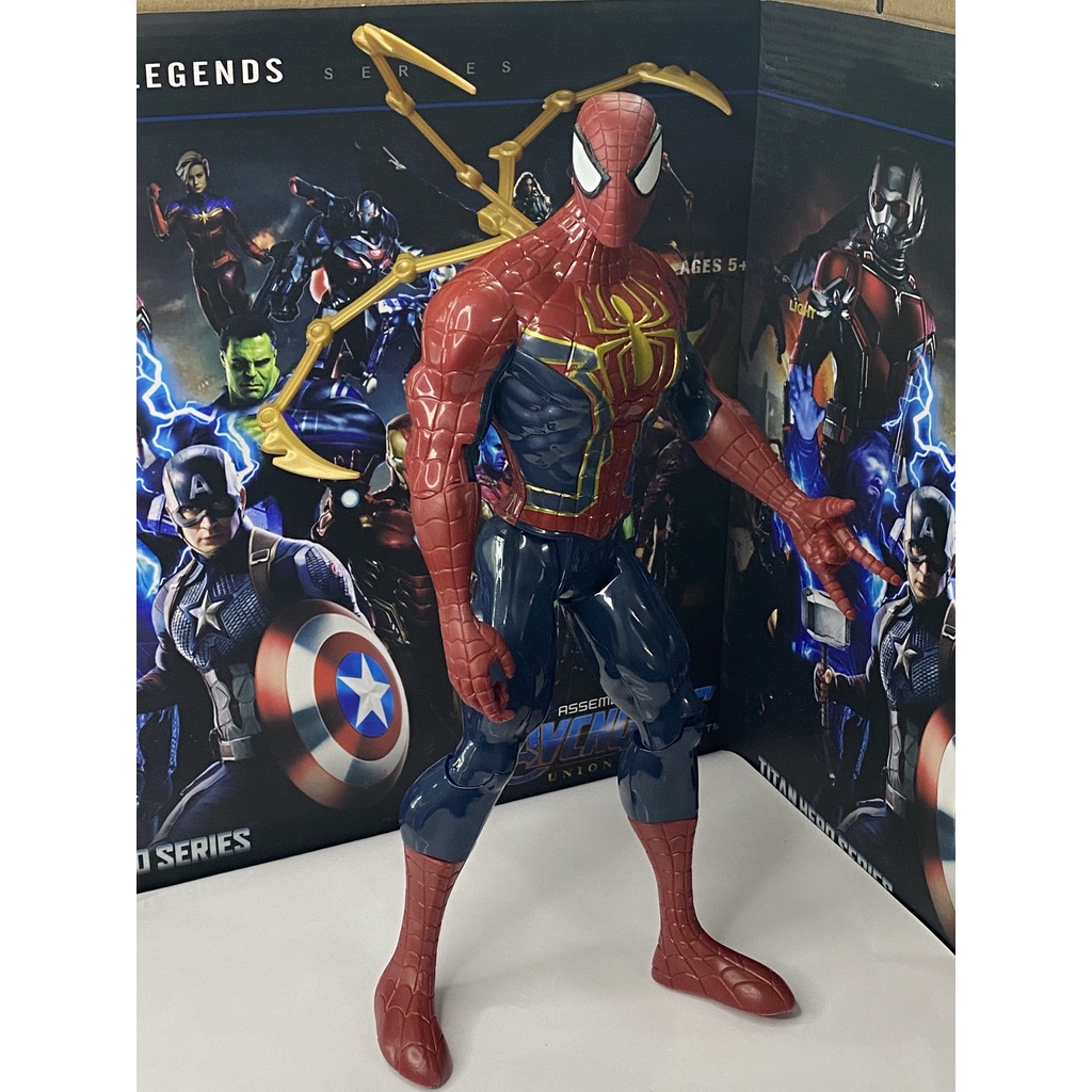 Tổng Hợp Mô Hình Biệt Đội Siêu Anh Hùng Avenger, Khớp Tay, Chân Linh Hoạt, Có Đèn Và Nhạc Cao 30CM