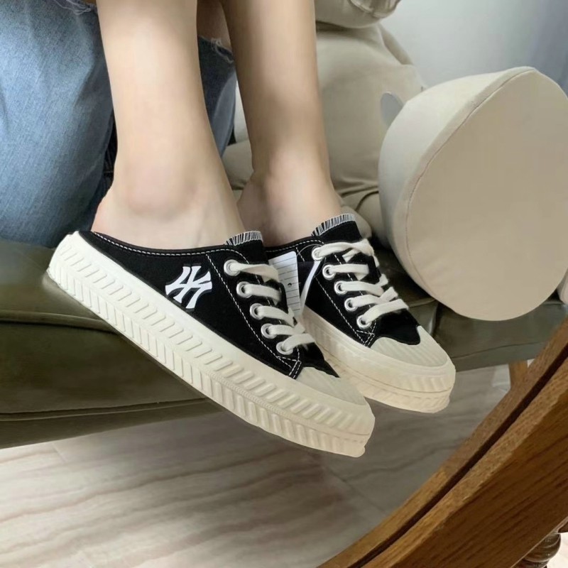 [Hàng Cao Cấp] Giày sục nữ độn đế thể thao sneaker in NY 𝐌𝐋𝐁 PlaySport thời trang ulzzang siêu Hot đi cực xinhkute TH-53