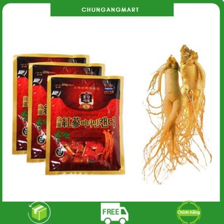 Kẹo Sâm Hàn Quốc Chính Hãng Hồng Sâm 200G 💝FREESHIP💝 Kẹo Hồng Sâm Thượng Hạng Hàn Quốc Rất Tốt Cho Sức Khỏe