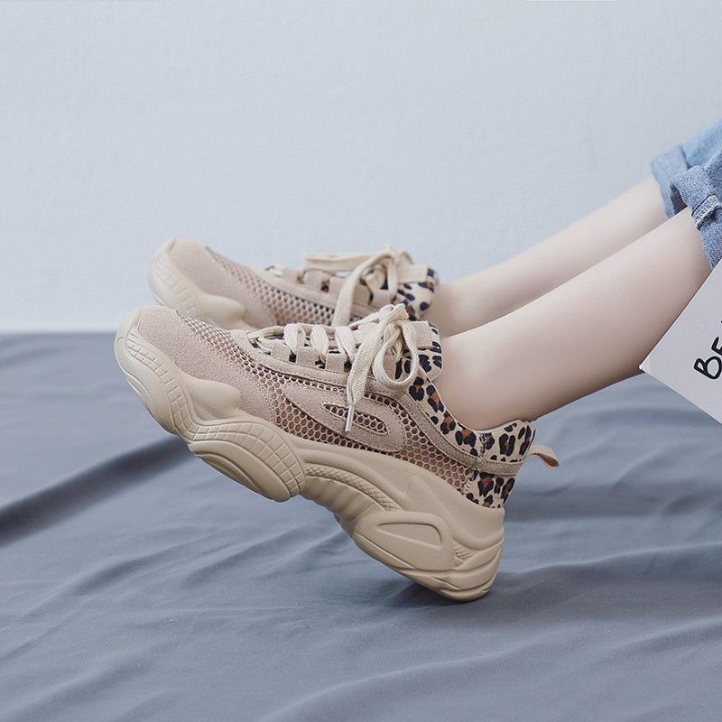 SNEAKER LƯỚI NÂU ĐỐM BÁO SIU HOT