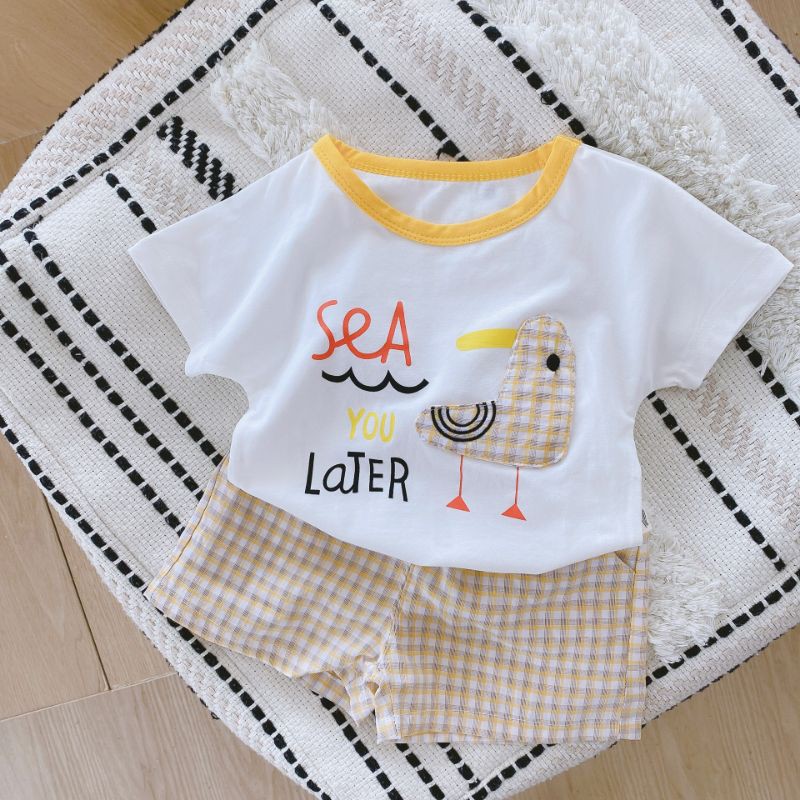 sét áo cotton tàu phối quần kẻ xịn đẹp bán shop