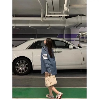 Áo Sơ Mi Tay Kẻ Thomebrowne Nam Nữ