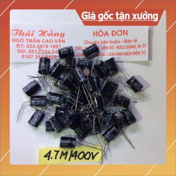 Tụ hoá 4,7 M-400 v .