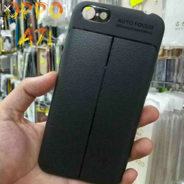 Ốp lưng oppo a71 giả da chính hãng auto focus