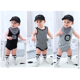 Body sát nách không tay cho bé trai