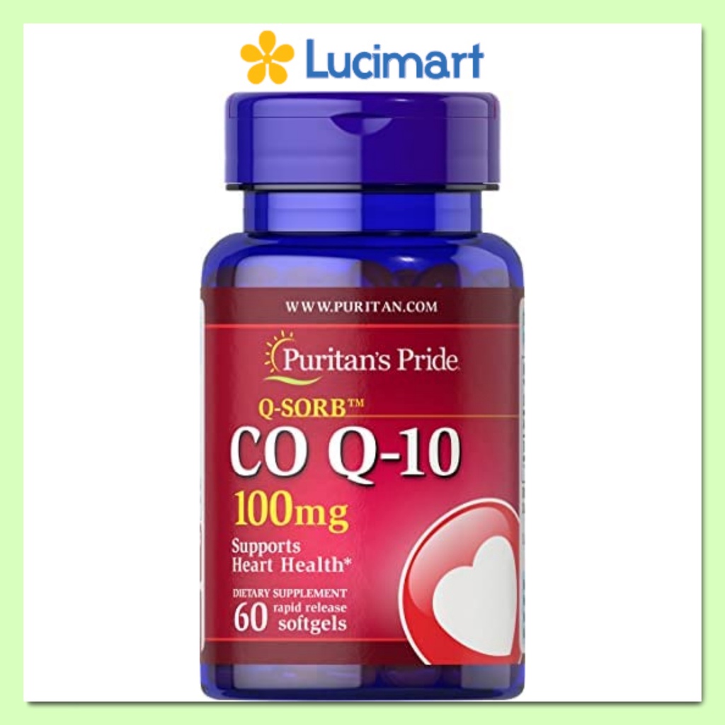 Viên uống hỗ trợ tim mạch Co Q-10 Puritan's Pride [Hàng Mỹ hạn dùng 2024]