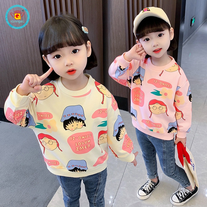 IQ Angel  Áo Sweater Thời Trang Cho Bé Gái váy thu đông cho bé gái