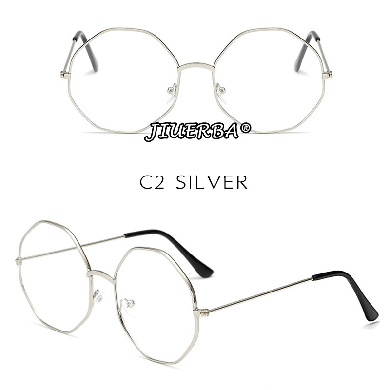 Mắt kính gọng kim loại chống tia UV400 phong cách thời trang cho nữ