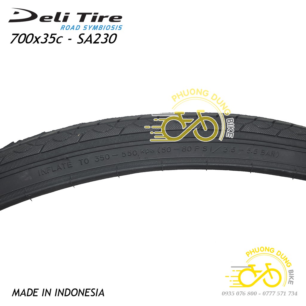 Lốp  xe đạp Deli Tire SA230 700x35C - 1 Chiếc