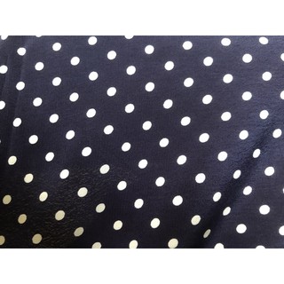 áo sơ mi lụa chấm bi vintage tay phồng