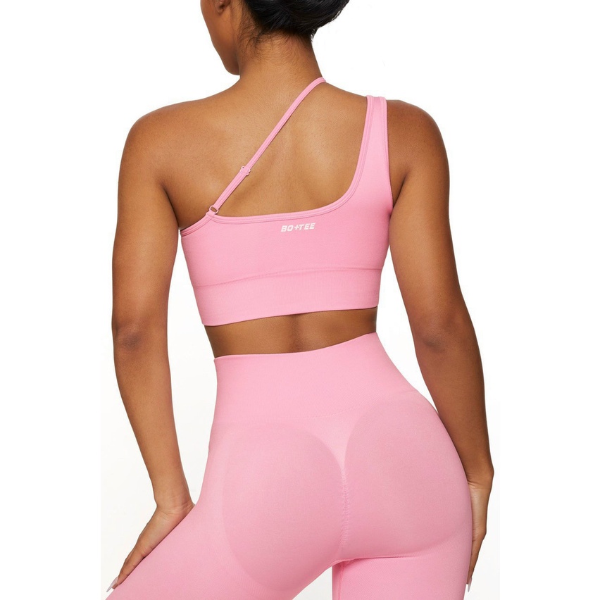 Đồ tập gym yoga thể thao nữ, set bộ dệt kim áo bra kèm mút quần dài chun mông tôn dáng cao cấp Bin Sports BD165