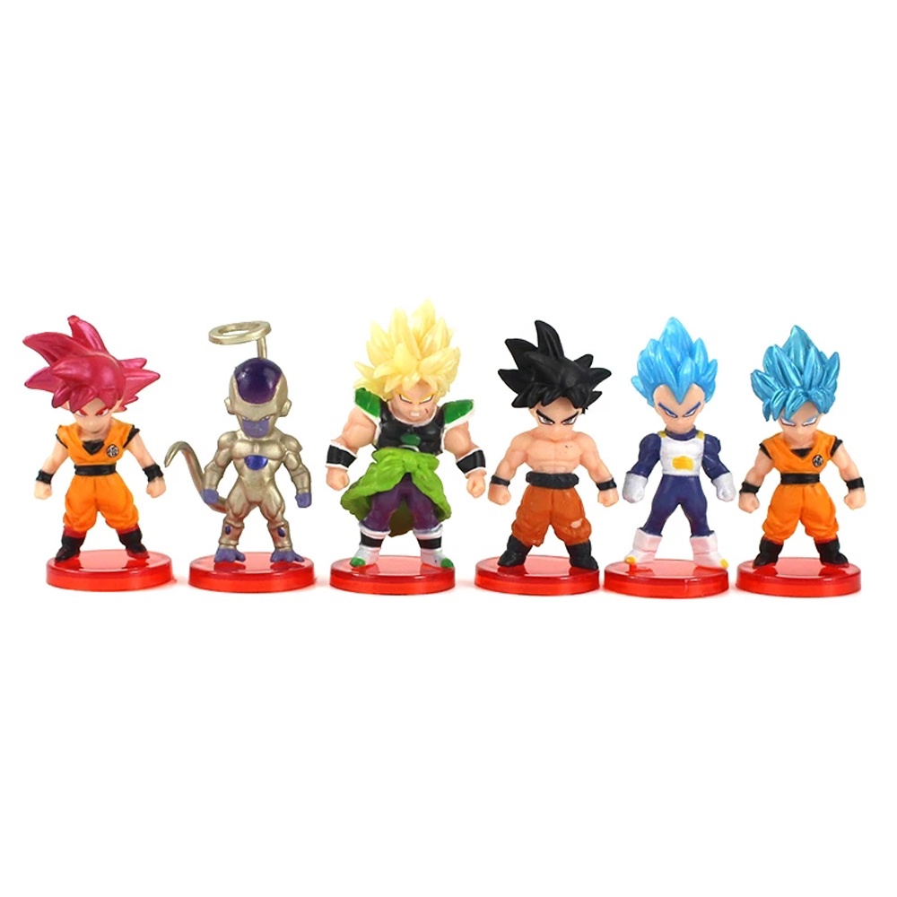 Set 16 Mô Hình Nhân Vật Son Goku Phim Dragon Ball Bằng Pvc