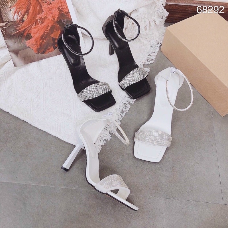 Sandal quai đá cao gót