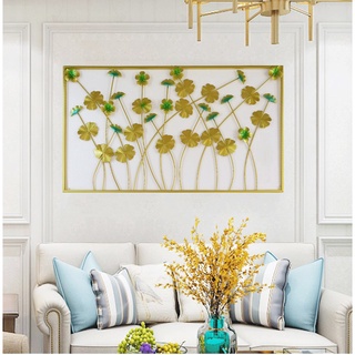 Tranh Sắt Treo Tường Nghệ Thuật, Tranh Decor Trang Trí Khung Lá Cây Nghệ Thuật mã A0393