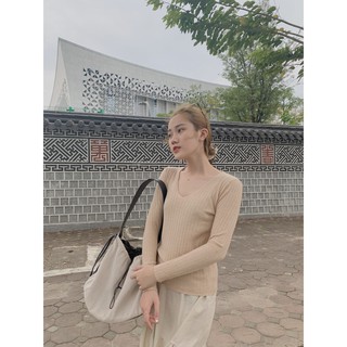 áo len gân cổ V LEN58 1994closet