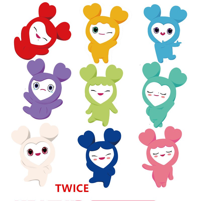 Miếng dán sticker trang trí hình các thành viên nhóm nhạc KPOP EXO