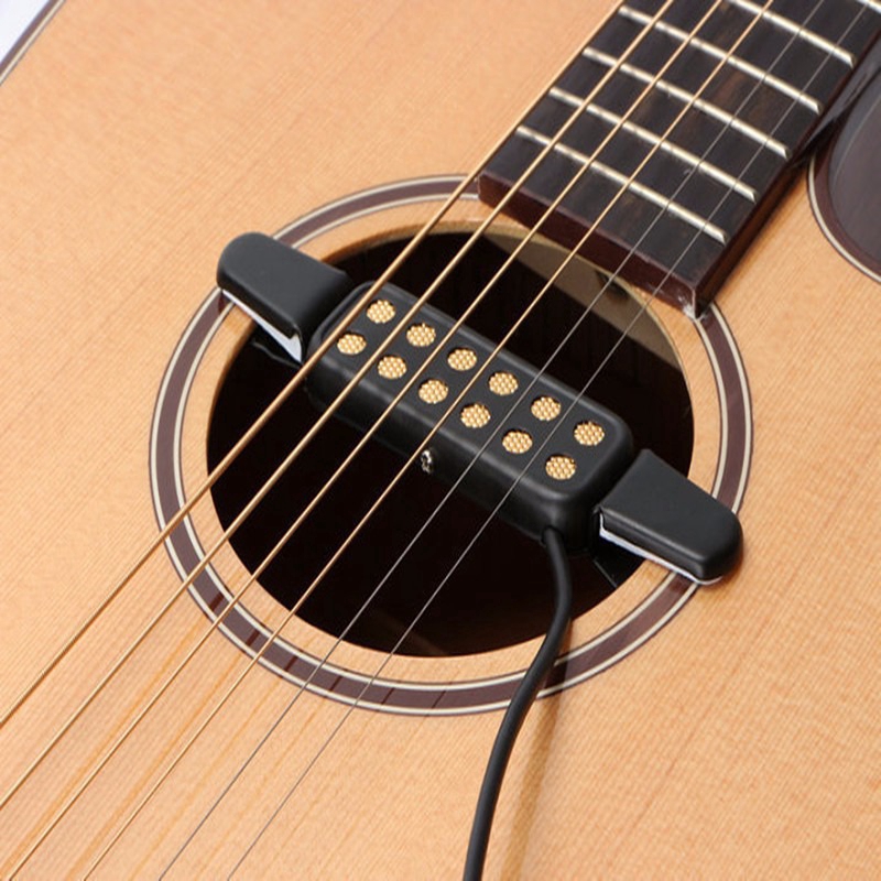 Chuyên nghiệp cổ điển Acoustic Guitar Pickup dò Amplifier Guitar Pickup Sound Lỗ Nhạc cụ Pickup