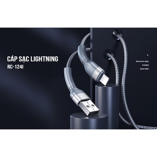 Cáp sạc cho iPhone siêu bền Remax RC-124i