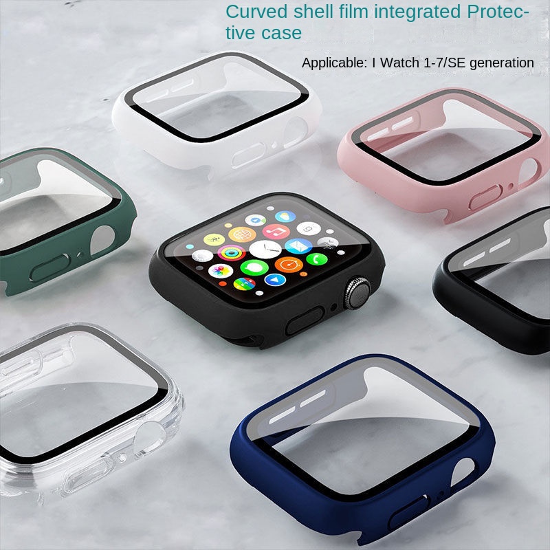 Kính Cường Lực Bảo Vệ Màn Hình Đồng Hồ Thông Minh Apple Watch 7654321Ốp Bảo Vệ Mặt Đồng Hồ Thông Minh Apple Watch 45 / 44mm41