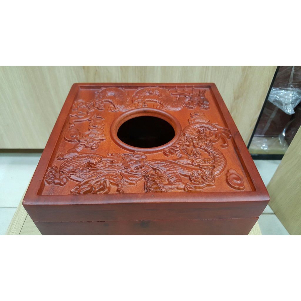 Hộp giấy vuông song long | BigBuy360 - bigbuy360.vn