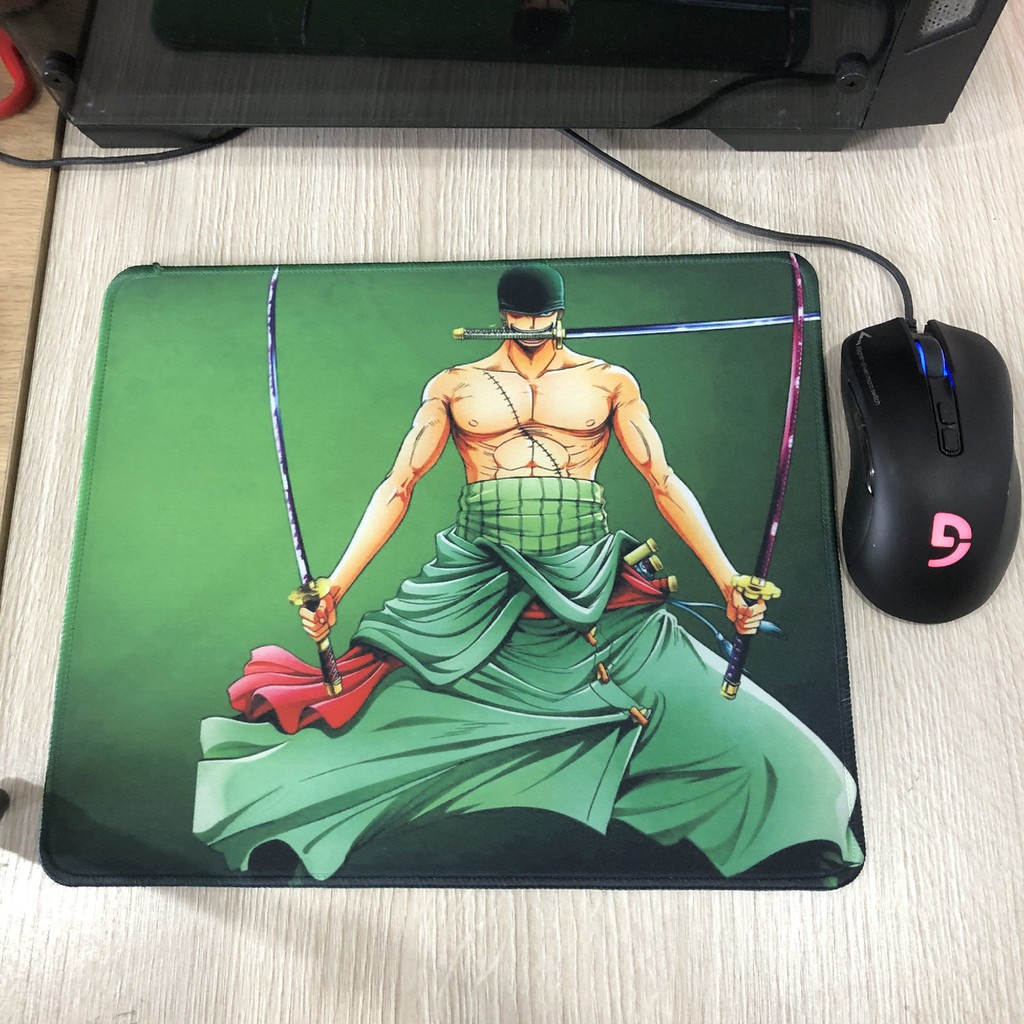 Lót chuột One Piece - bàn di chuột One Piece cỡ nhỏ size 25x30