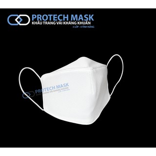 Khẩu trang trẻ em loại vải kháng khuẩn 3 lớp Baby Protech Mask - Size cho trẻ từ 3-10 tuổi