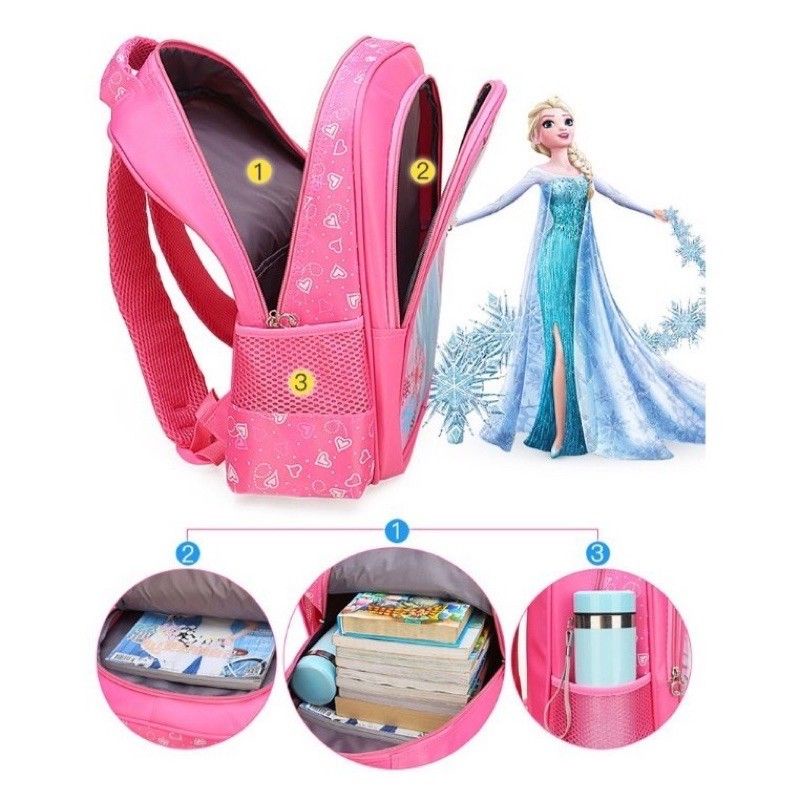 Balo siêu nhẹ cho học sinh tiểu học, in hoạ tiết các nhân vật hoạt hình