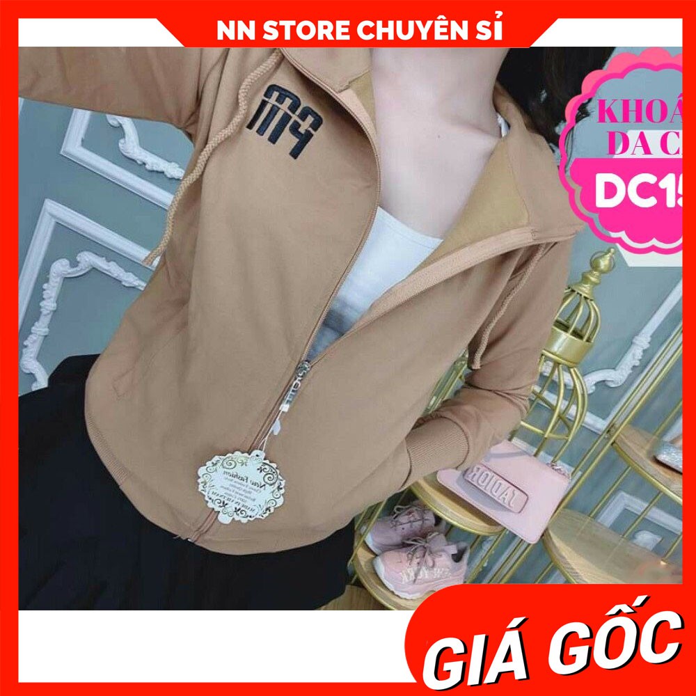 Áo khoác nữ chống nắng chất thun mềm mịn thêu họa tiết dễ thương AKDC