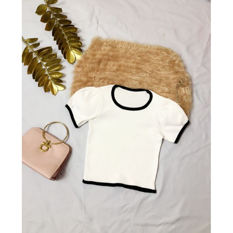 áo croptop viền cổ | BigBuy360 - bigbuy360.vn