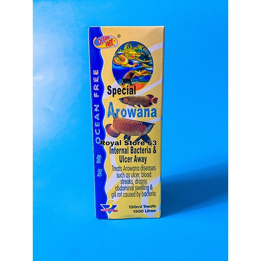 Chai số 5 Special Arowana Internal Bacteria & Ulcer Away cho cá Rồng