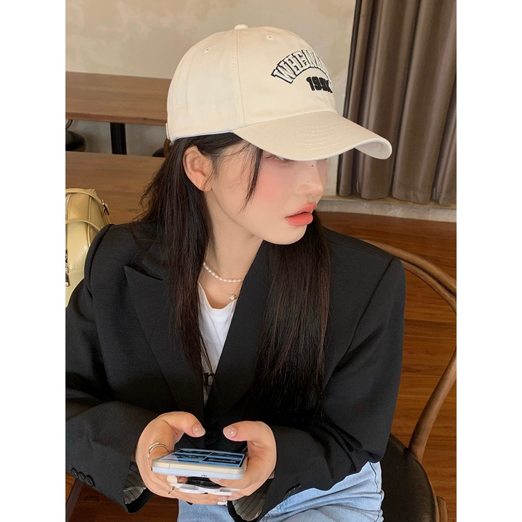 Mũ Lưỡi Trai Che Nắng Mỏng In Chữ Phong Cách Mỹ Thời Trang Xuân Hè Cho Nữ