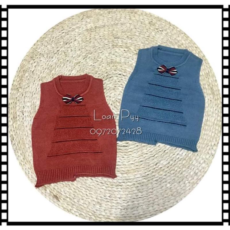 áo gile lên đủ kiểu cho bé