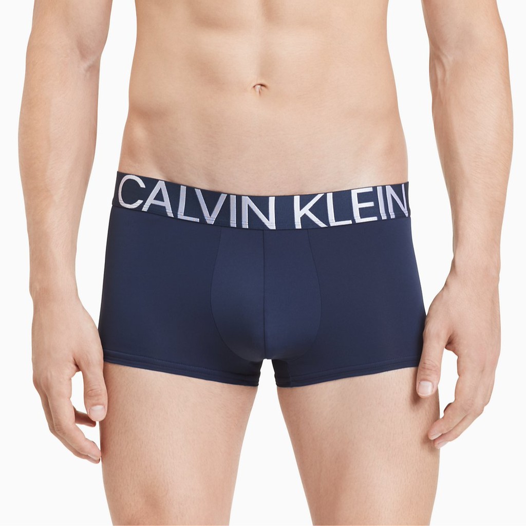 Quần lót nam Calvin Klein Statement 1981 Micro Low Rise Trunk - Blue Shadow  | Shopee Việt Nam