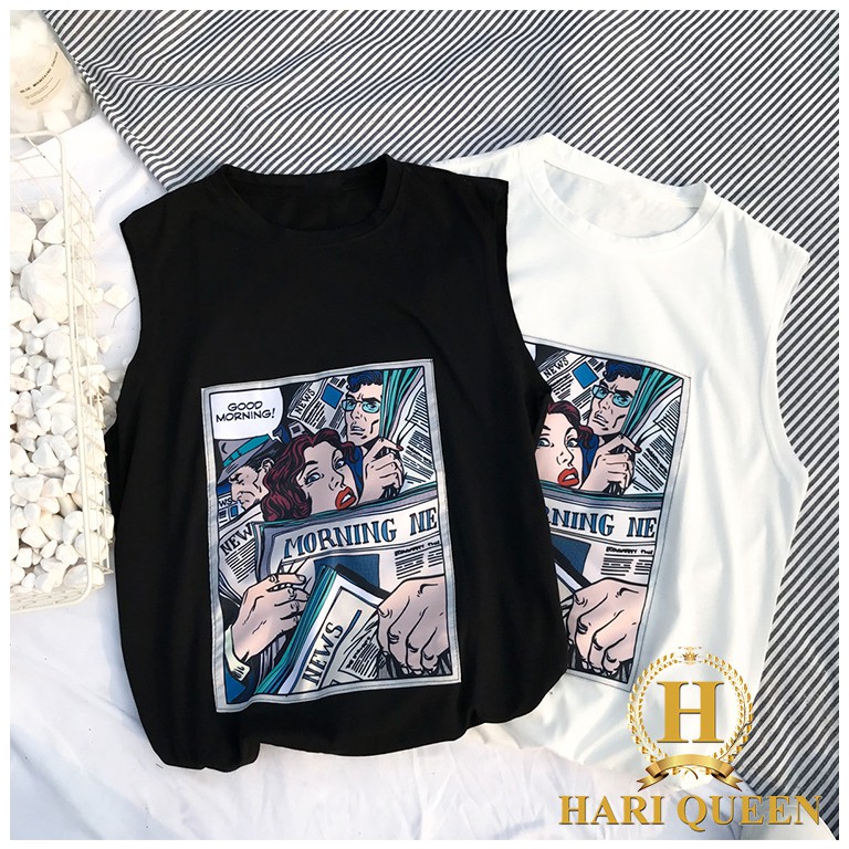 Áo tanktop Morning cá tính HARIQUEEN