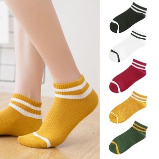 Tất, vớ ngắn cổ kẻ sọc Hàn Quốc