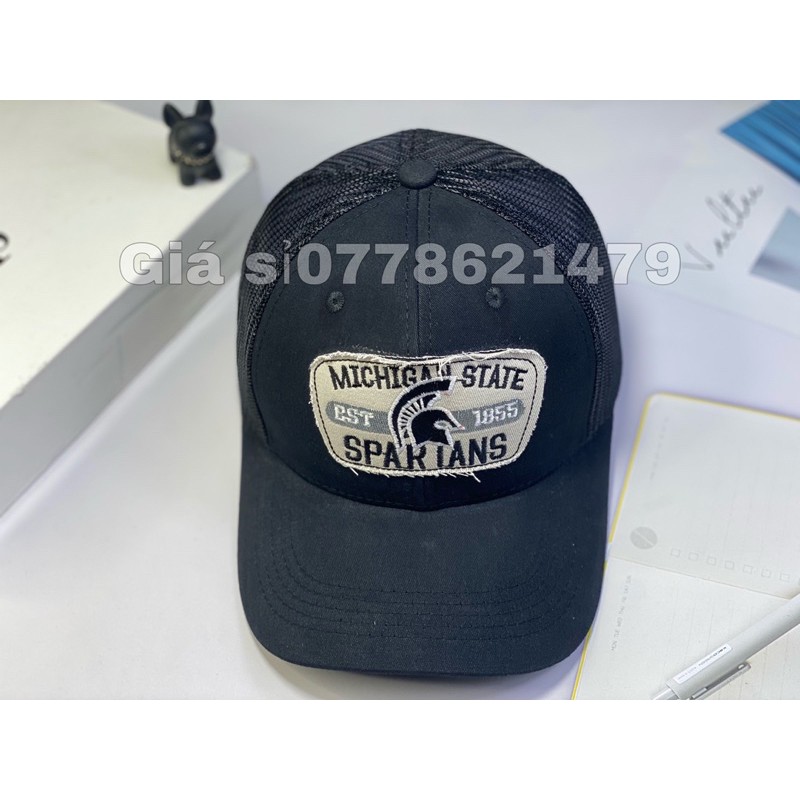 Nón kết lưỡi trai màu và lưới tua cực chất thời trang