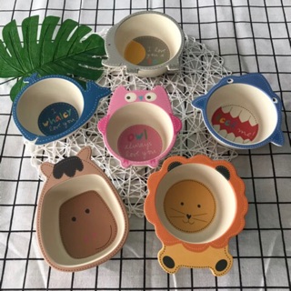 Bát ăn dặm sợi tre SKIDS Coeco