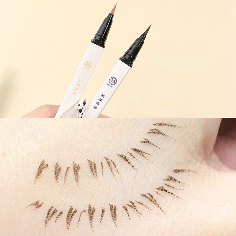 Bút kẻ mắt Xixi lâu trôi nhanh khô chống thấm nước và mồ hôi thiết kế hình vuông nhỏ