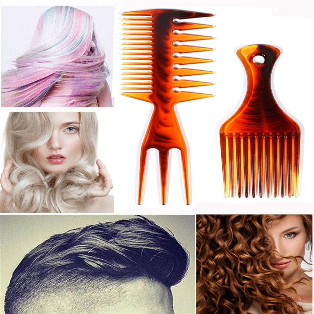 Lược Chải Tóc Tạo Kiểu Afro Hai Đầu Chuyên Dụng Cho Salon Làm Đẹp