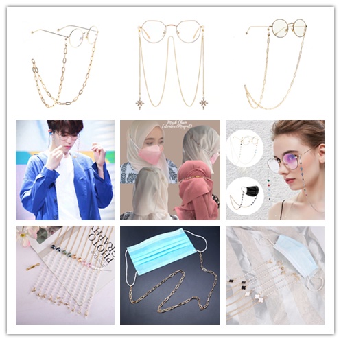 Vòng cổ Nối Dài Mắt Kính Chống Mất Thiết Kế 2 Trong 1 Tiện Dụng