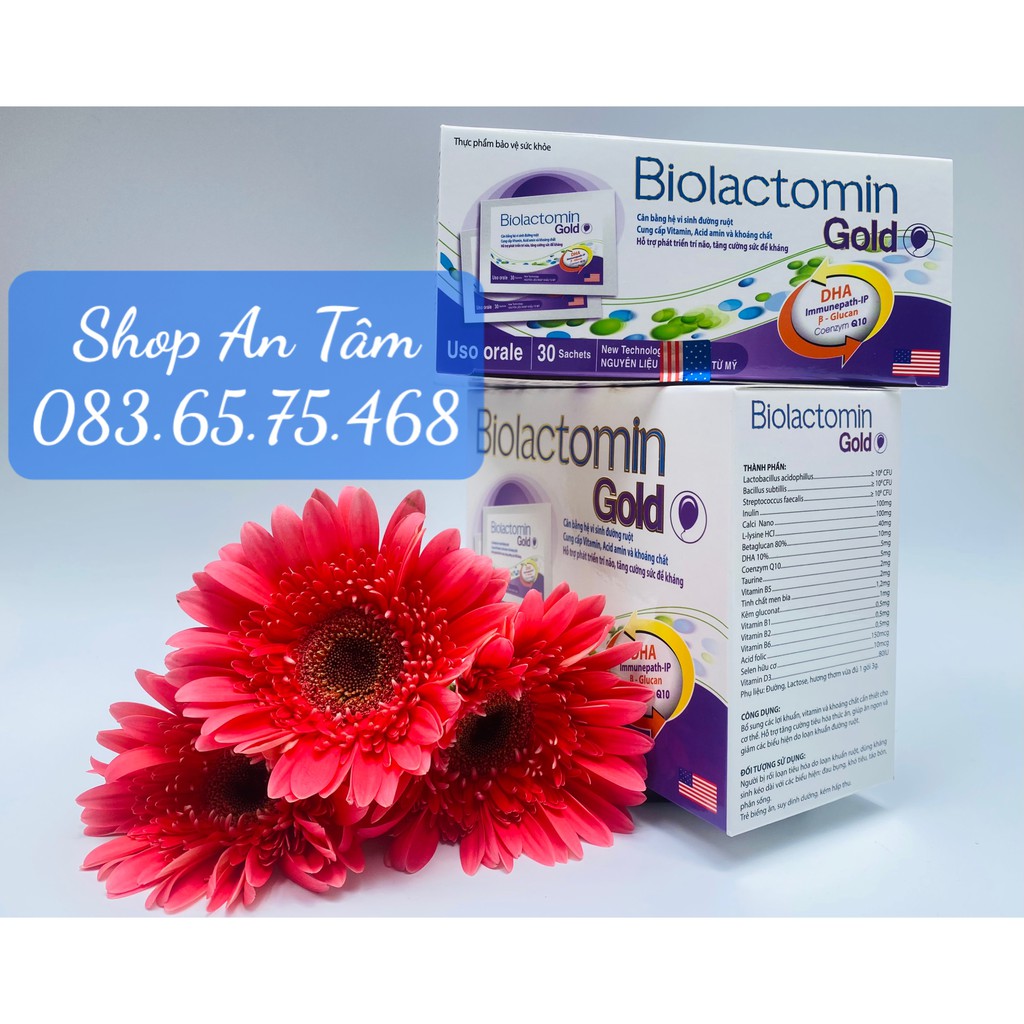 (Chính Hãng) Men Tiêu Hóa BIOLACTOMIN GOLD - sản phẩm mới được nghiên cứu, bổ sung thêm nhiều vi chất cần thiết | BigBuy360 - bigbuy360.vn