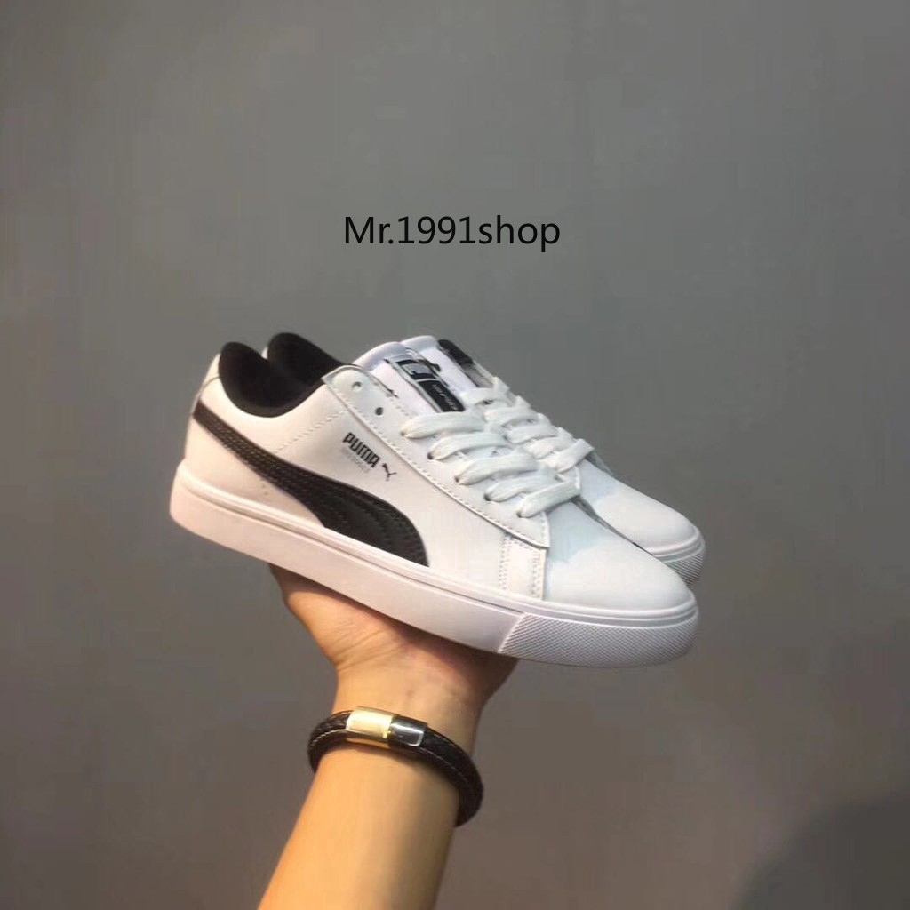 【SYN SÀNG】 Puma x BTS Court Star Sneakers PHOTOCARD giày trắng