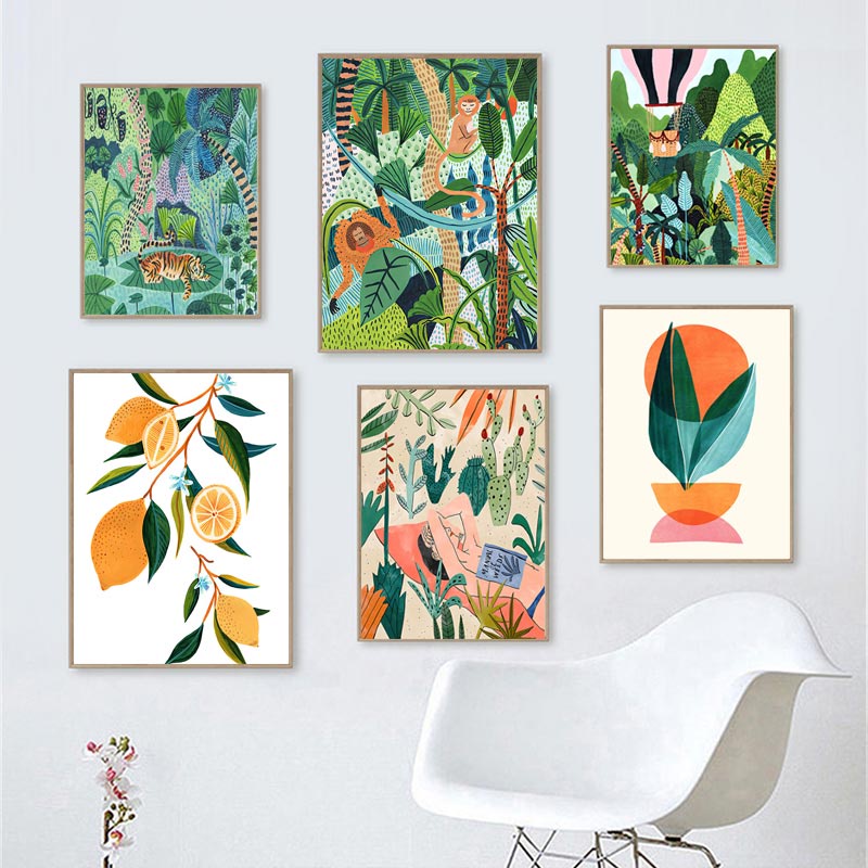 Tranh Vải Canvas Treo Tường Trang Trí Phong Cách Vintage