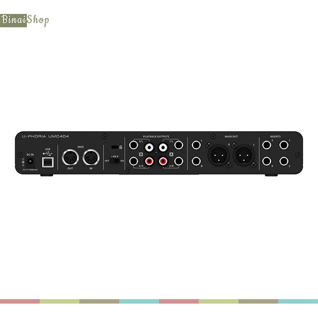 Sound card thu âm chuyên nghiệp Behringer Uphoria UMC404HD