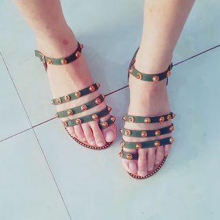 Dép xăng đan nữ đính đá