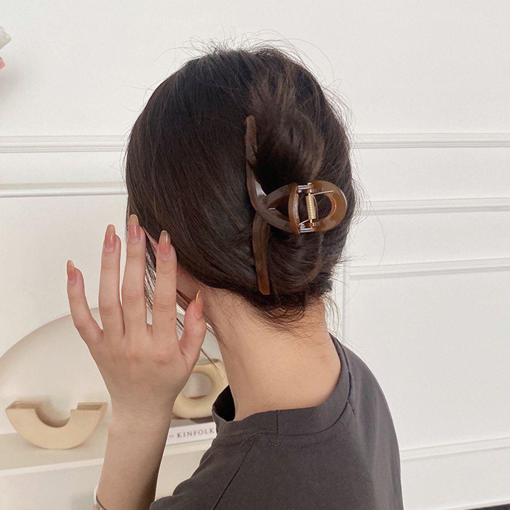 JARRED Kẹp Tóc Móng Vuốt Màu Kẹo Ngọt Thanh Lịch Cho Nữ Giá Đỡ