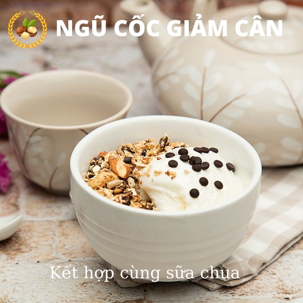 Granola ăn kiêng có hạt chia Úc, ngũ cốc giảm cân nhiều hạt - Ngũ cốc Granola quaker