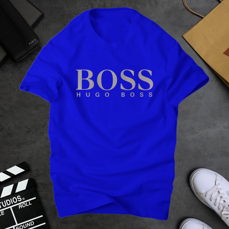 Áo thun nam cổ tròn Boss đẹp, chất liệu cottom dầy dặn thoáng mát | ur sport