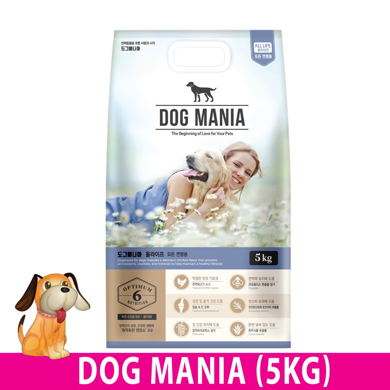 Thức ăn khô DOG MANIA PREMIUM 5kg